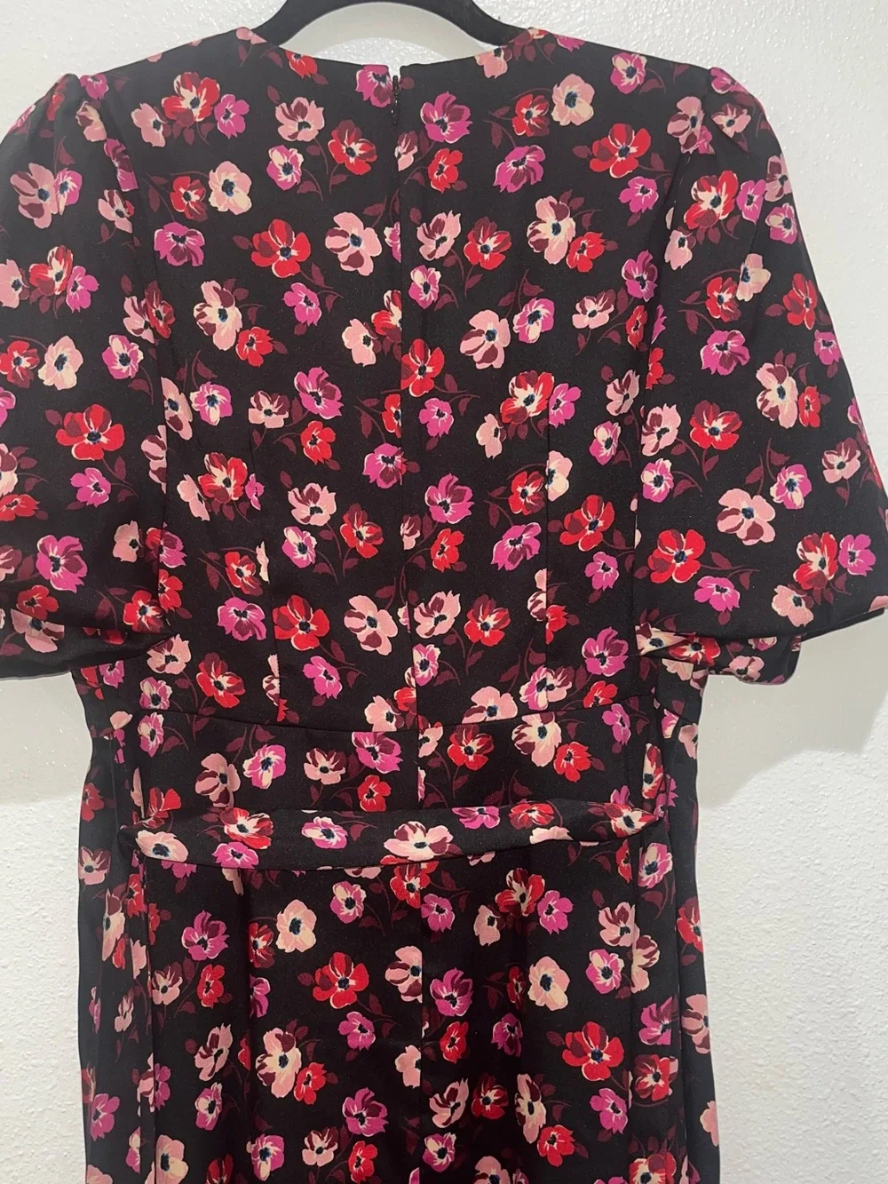 Kate Spade New York Fall Poppies Floral Matinee Belted Dress size 6 NWOT